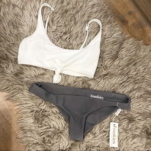 Frankies Bikinies Greer top and bottoms